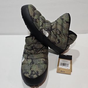 The North Face Men's Sz 11 Thermoball Traction Booties Mules Camp Slippers Camo